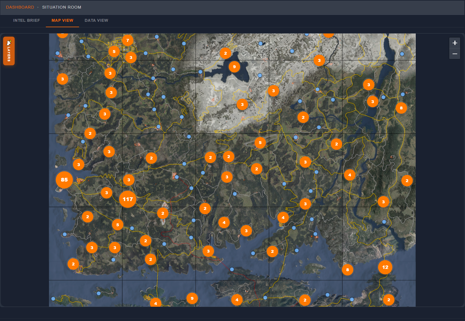 Situation Room Map View